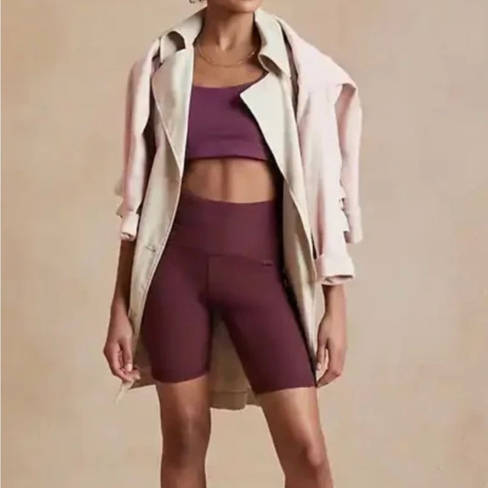 Banana Republic Maroon Bike Shorts